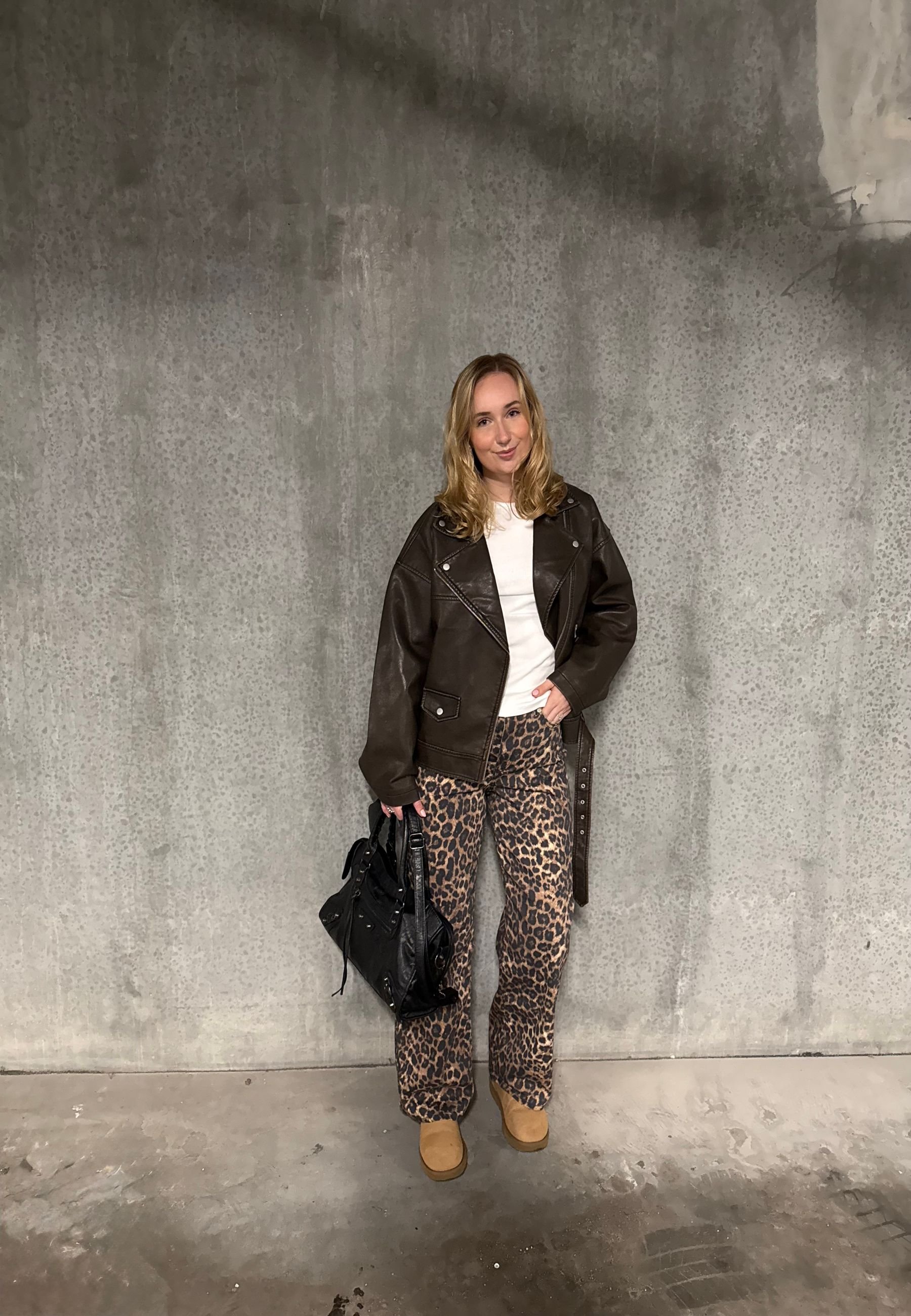 JJXX JXFRIDA BIKER - Faux leather jacket - bracken washed/brown