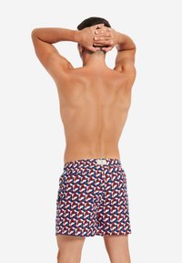Gassa d’Amante ORTIGIA  - Shorts da mare - rosso stampa grafica