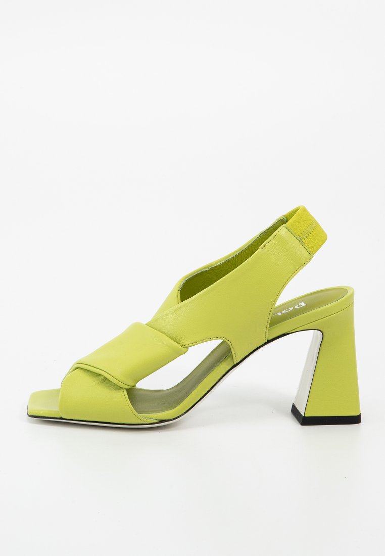 Pollini Sandalen met hoge hak lichtgroen Pollini Sandalen met hoge hak lichtgroen