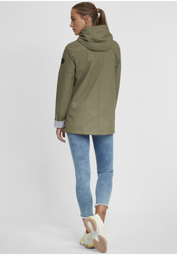 OXBECKY - Waterproof jacket - olive4