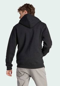 adidas Originals TREFOIL ESSENTIALS FULL-ZIP - Felpa con zip - black