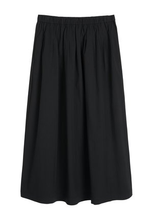 Marc O'Polo, SKIRT, MIDI LENGTH, PLEATED, ELASTIC WAISTBAND - Maksiseelik - black