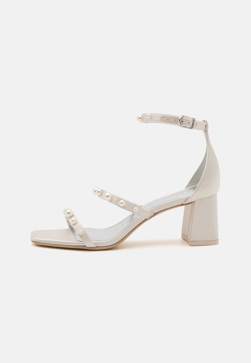 Sophia Webster ROSALIN MID BLOCK - Sandales - ivory