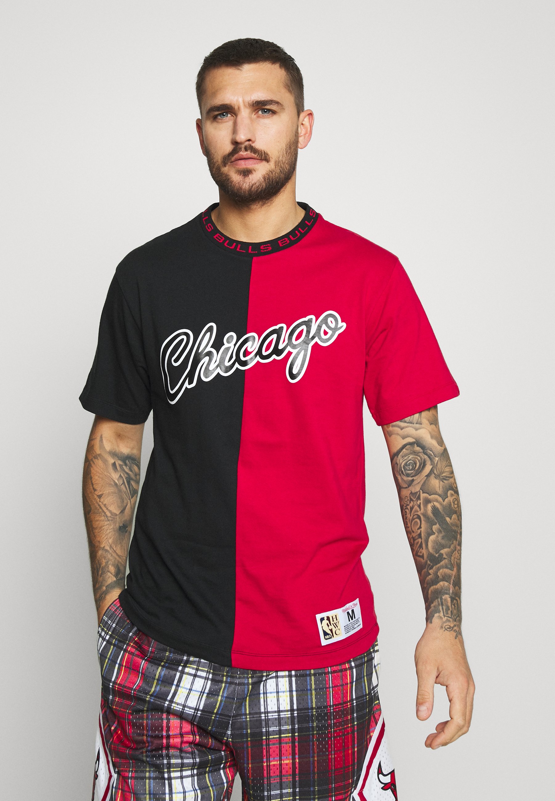 mitchell and ness split shirt