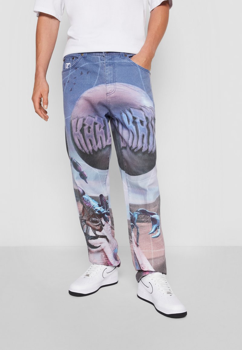Karl Kani BAGGY METAVERSE - Straight leg jeans - multicolor