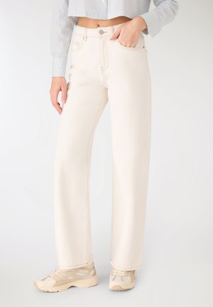 Wide Leg - bianco denim