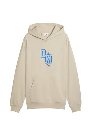 OLYMPIQUE DE MARSEILLE FTBLCULTURE  - Hættetrøje - desert dust-team aqua