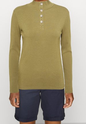 Langærmet T-shirt - olive