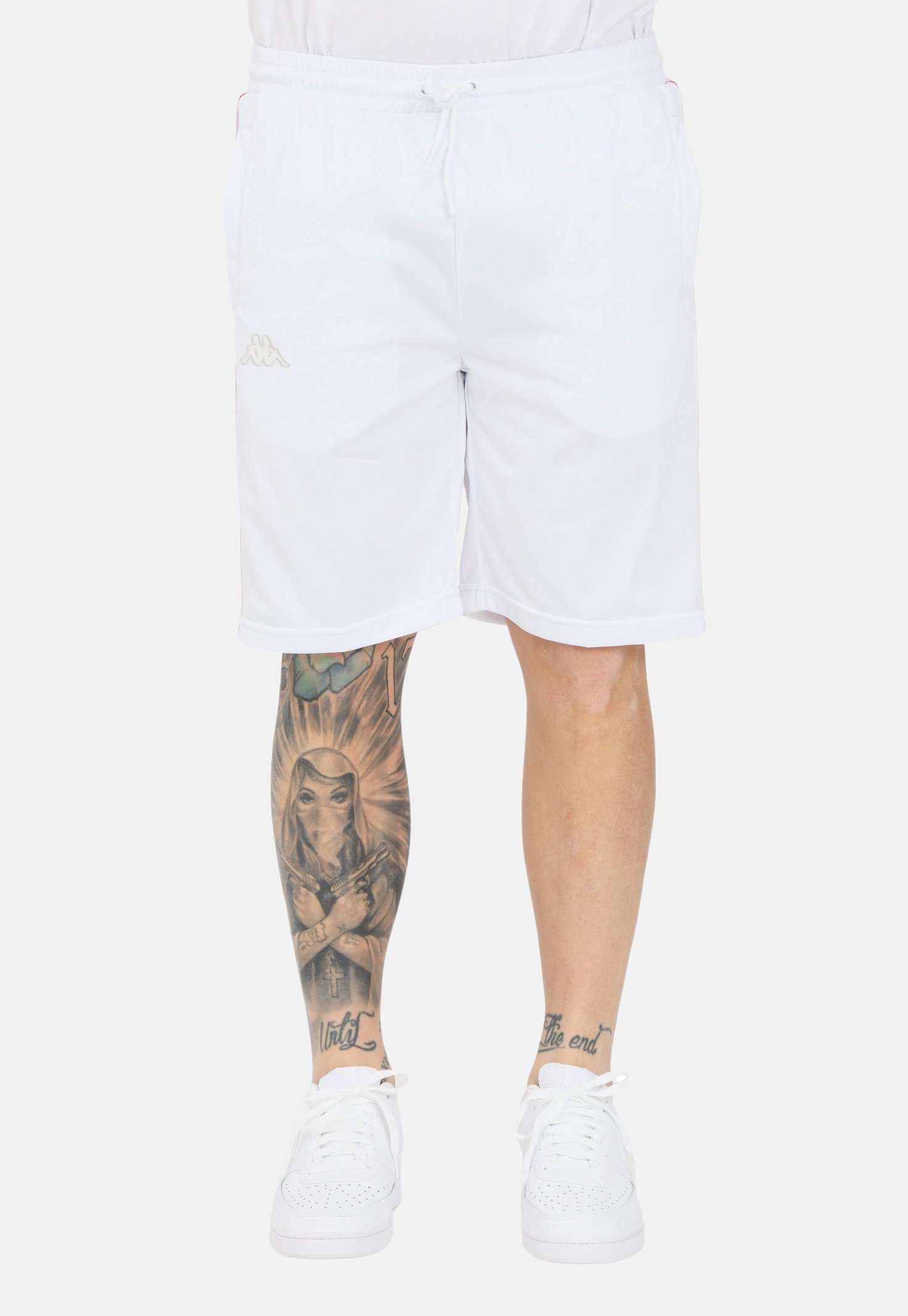 Kappa Shorts - white-grey vapor/bianco - Zalando.it