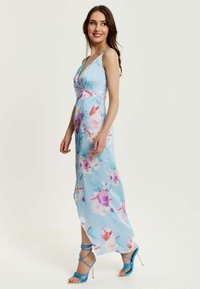 Liquorish FLORAL PRINT IN  - Maxi dress - blue