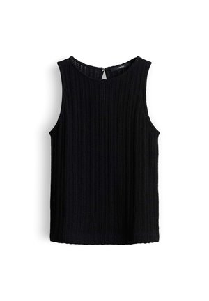 someday., SLIM RIBBED SLEEVELESS - Top - black