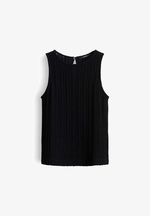 someday., SLIM RIBBED SLEEVELESS - Top - black