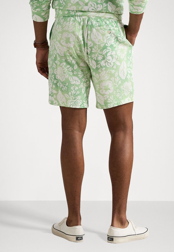 FLORAL SPA TERRY SHORT - Shorts - mangrove pistacho3