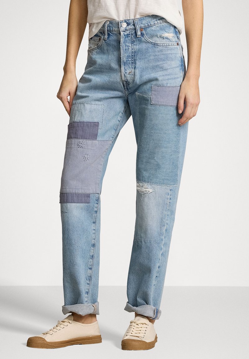 Polo Ralph Lauren ANKLE BOYFRIEND - Blugi loose fit - dorset wash