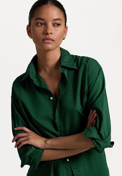 Polo Ralph Lauren OVERSIZE FIT COTTON TWILL SHIRT - Pogājama blūze - northwest pine