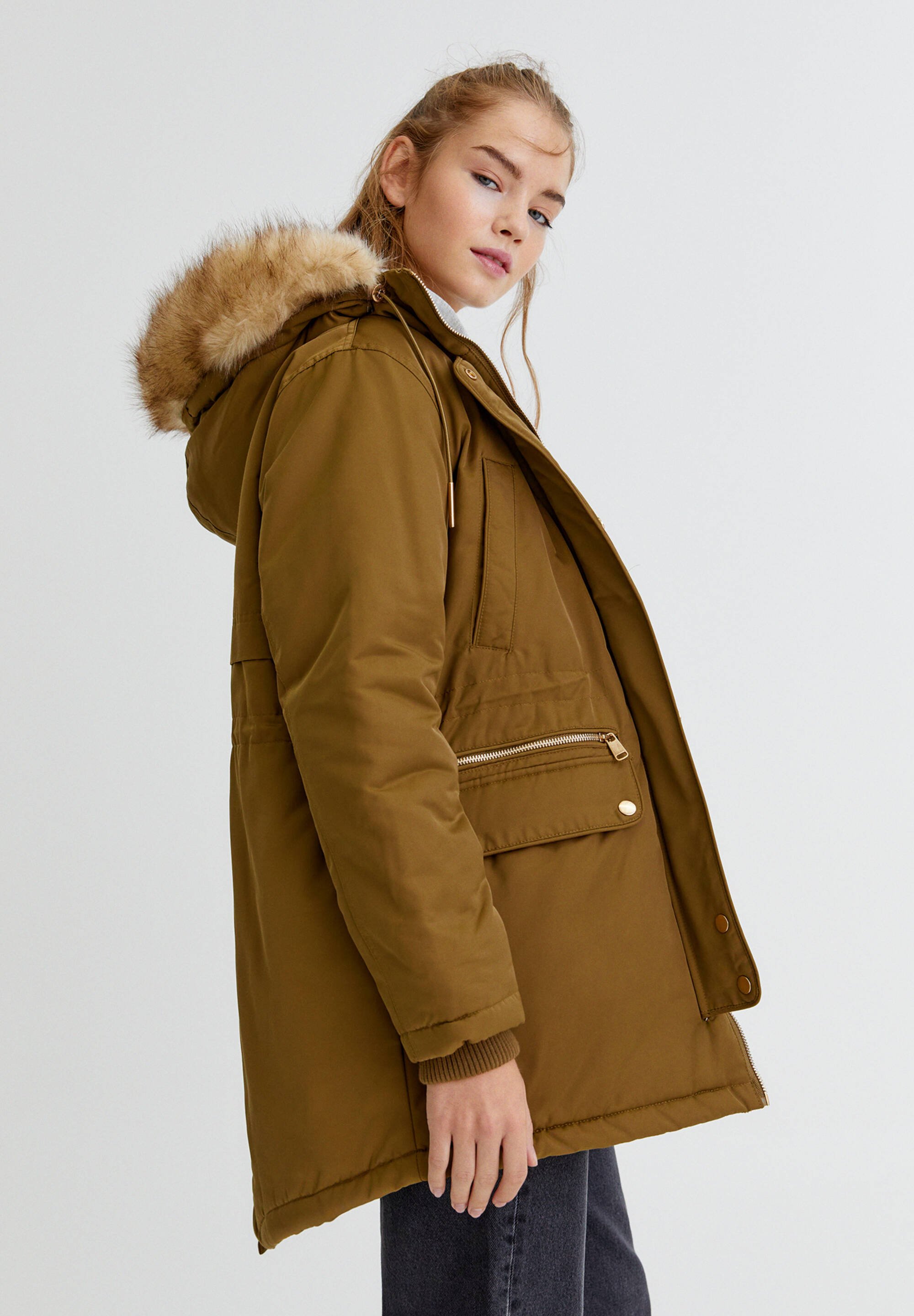 pull and bear winter coat