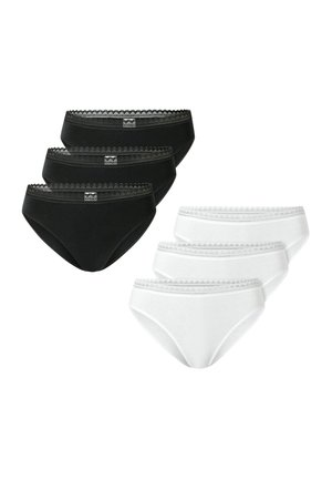 6 PACK MODERN - Slip - schwarz weiß