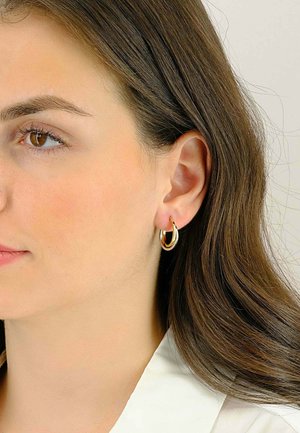 MUAU Schmuck, CREOLEN , 18MM - Boucles d'oreilles - bicolor