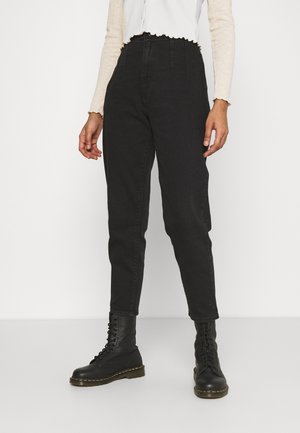 Relaxed fit jeans - black denim