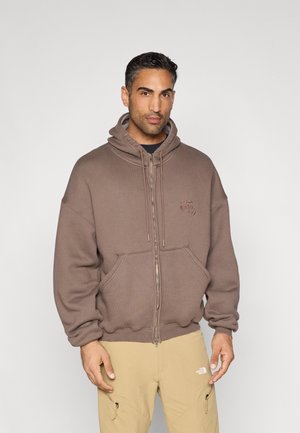 HOODIE - Casaco polar - brown