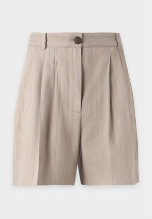 ANINE BING, BRICE PINSTRIPE - Shorts - brown
