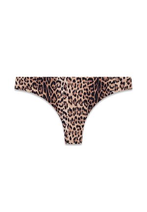 Guess, BRAZILIAN BIKINIHOSEN - Bikini pezzo sotto - animalprint schwarz