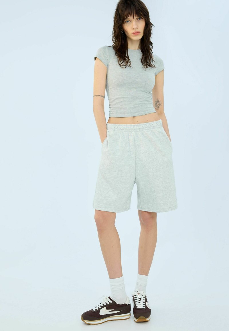 Bershka - Tracksuit bottoms - dark grey, Enlarge