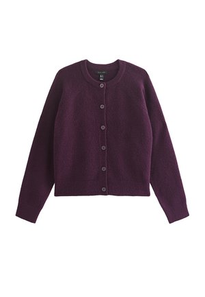 New Look, KNITTED MEET THE JEAN RAGLAN CARDIGAN - Chaqueta de punto - purple