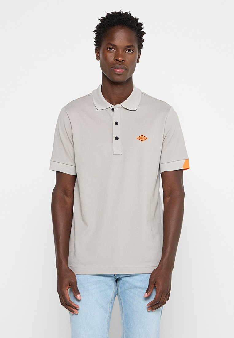Replay Poloshirt lichtgrijs
