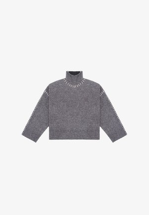 WRSTBHVR, WRSTBHVR SWEATER RISSO SWEATER - Pullover - gray melange