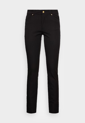 Lindex TROUSERS TOVA - Slim fit -farkut - black