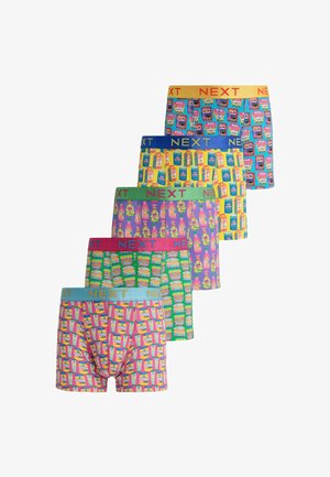 Next, REGULAR FIT - TRUNKS BOXERS 5 PACK - Trunks - pink japanese packaging print