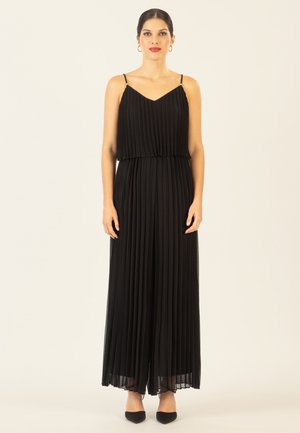 PLISSEEOVERALL - Tuta jumpsuit - schwarz