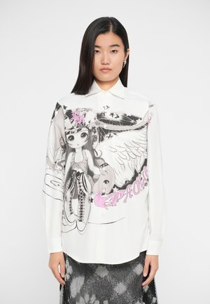 GIRL AND DRAGON SHIRT - Cămașă - black/white