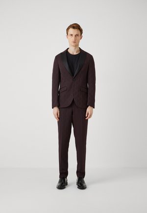 HENDRICK SUIT SET - Oblek - burgundy