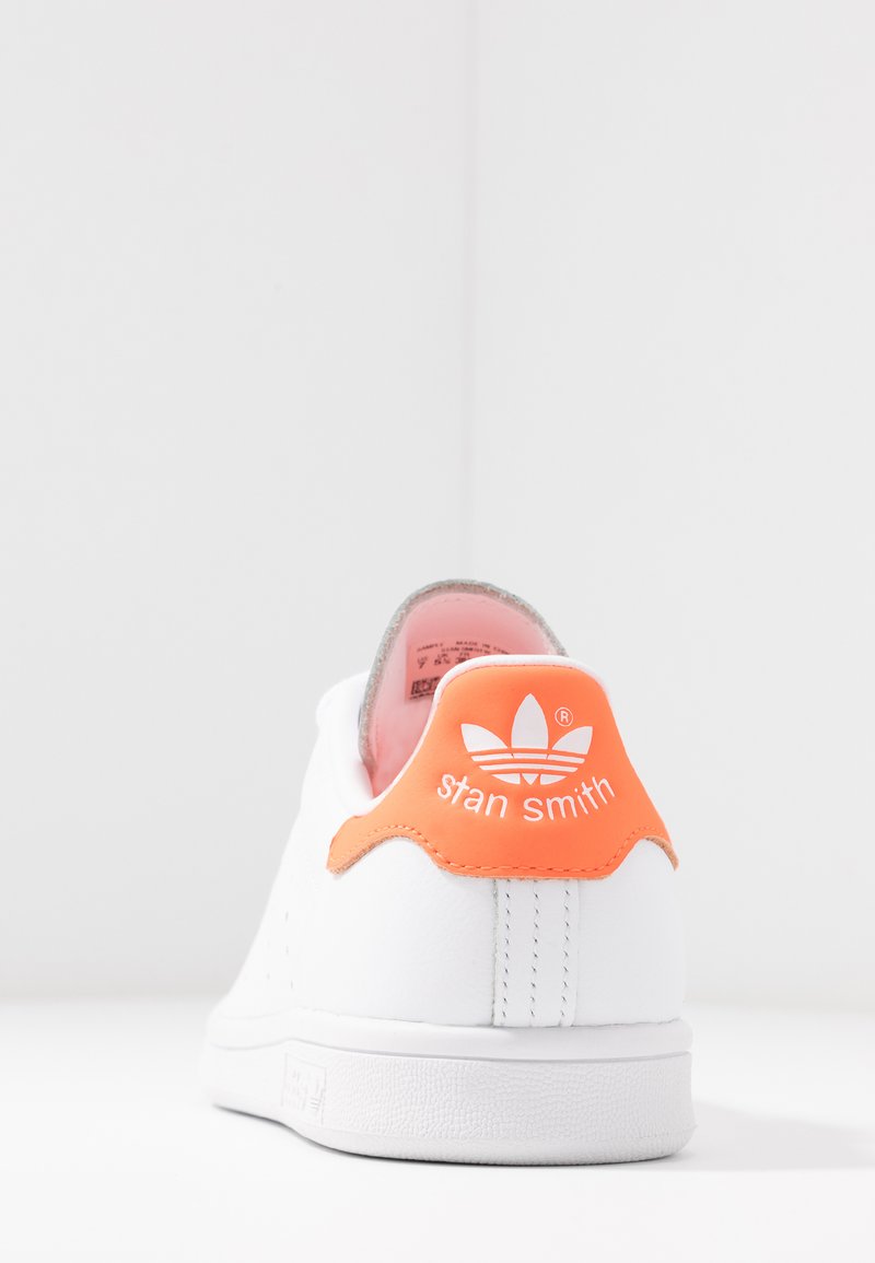 Adidas Originals Stan Smith Sneaker Low Footwear White Solar Orange Weiss Zalando De