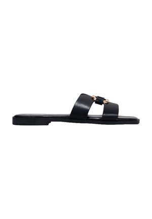 CON METAL DECORATIVO - Ciabattine - black