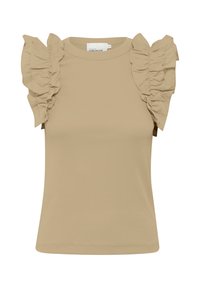 ODA - T-shirt imprimé - chinchilla