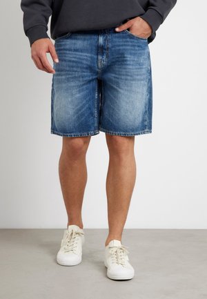 Shorts di jeans - blau