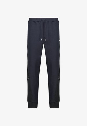 BOSS HADIKONOS MIT GALONSTREIFEN - Tracksuit bottoms - marine