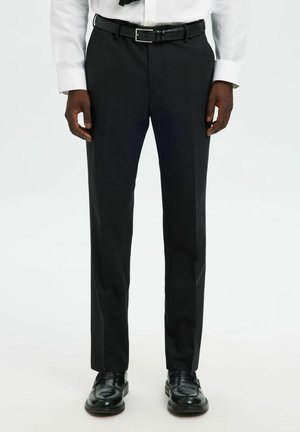 GEMISCH - Suit trousers - black