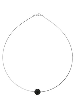 LENA NECKLACE WITH PENDANT FINE SILVER 925/1000 - Necklace - noir