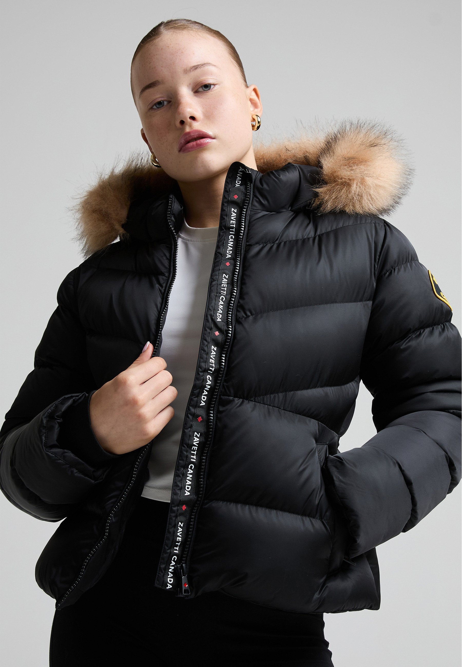Zavetti Canada G ARABELLA HOODED BOMBER JACKET - Winter jacket