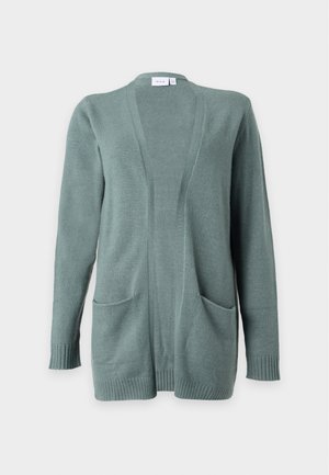 VILA, VIRIL OPEN CARDIGAN - Gilet - balsam green