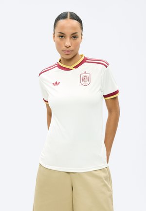 adidas Performance SPAIN 26 AWAY REPLICA  - Sportiniai marškinėliai trumpomis rankovėmis - off white