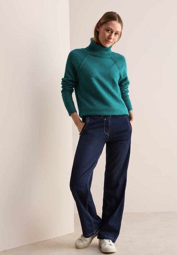 ROLLKRAGEN - Strickpullover - grün