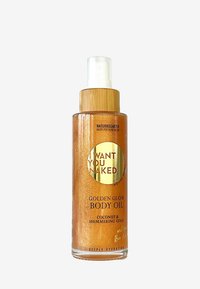 I WANT YOU NAKED - GOLDEN GLOW BODY OIL - Kroppsolja och skimmer Miniatyrbild 1