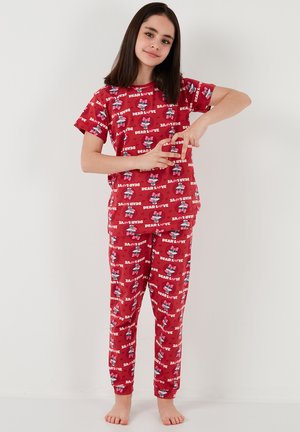 REGULAR FIT - Yöasusetti - red