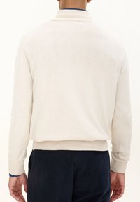 Oscar Jacobson HALF ZIP - Maglione - creme white