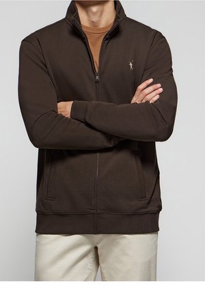 Sweatjacke - brown